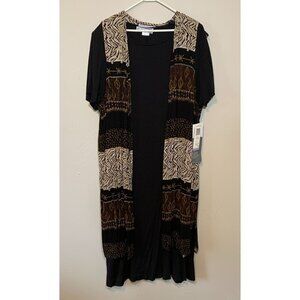 NWT Vintage Jessica Howard 2 Piece Short Sleeve Dress & Shaw Womens Size 20 USA